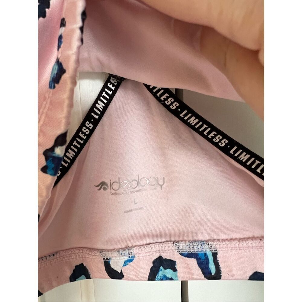 Ideology Pink & Blue 'Limitless' Leopard Bra - Picture 4 of 5